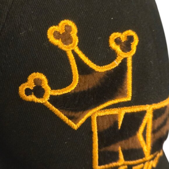 Disneys Animal Kingdom Baseball Cap King Of The Jungle Black Hat Adjustable - Picture 11 of 16